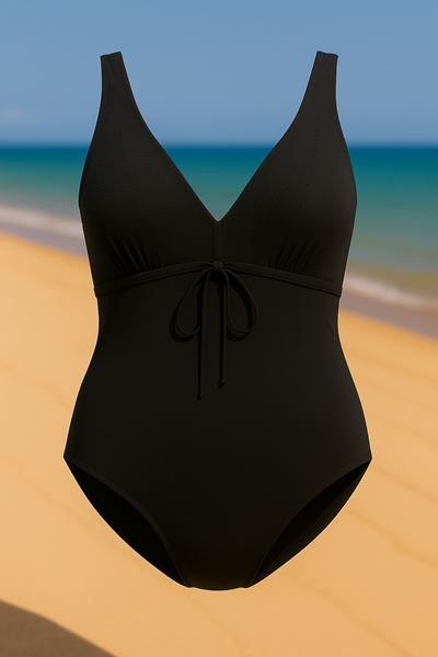 Picture of PLUS SIZE BLACK TUMMY CONTROL SWIM SUIT